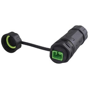 IP68 SC Mono Fiber Optical Waterproof Connector, Outdoor Waterproof Adapter for Fiber Optic Cable Extension for external holiday lighting displays&IP security cameras&industrial applications