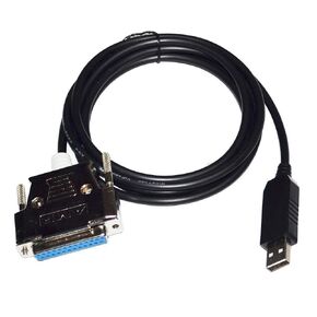 USB to DB25 Female Serial Cable for USA BIO-TEK PN75053 Microplate Reader RS232 Connection(1.8 Meters)