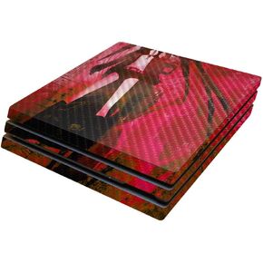 MightySkins Carbon Fiber Skin for Sony PS4 Pro Console - Anime | Protective, Durable Textured Carbon Fiber Finish | Easy to Apply, Remove, and Change Styles | Made in The USA