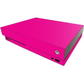MightySkins Skin Compatible with Microsoft One X Console Only - Solid Hot Pink | Protective, Durable, and Unique Vinyl Decal wrap Cover | Easy to Apply, Remove, and Change Styles | Made in The USA