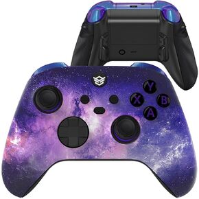 HEXGAMING Ultra X Controller for Xbox Series X & S - 4 Back Buttons - Adjustable Triggers - 6 Profiles - Galaxy Purple