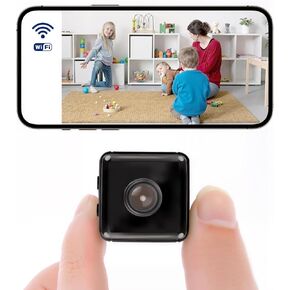 Security Wireless Home Camera, Portable Full HD 1080P Mini Camera Surveillance Cam Easy to Setup, Small Cameras with 32GB Memory Card for Home Office Indoor Outdoor Use