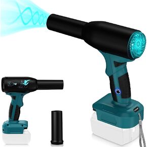 Jet Dry Mini Blower Fit for Makita 18V Battery- Super Jet Fan Blower 400g Wind Speed - 500W Compressed Air Duster Can - Rechargeable Air Blower - Jet Dry Mini Blower with 3 Adjustable Speeds