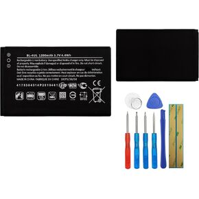 Replacement Battery BL-4UL Compatible with Nokia 3310 225 500 230 Asha 225 with Tools