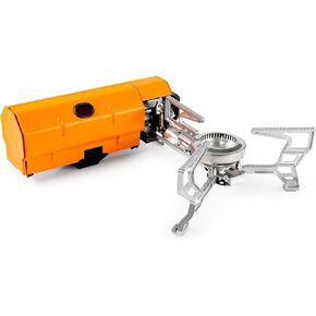 GSI Outdoors Selkirk 270 Butane Stove – Lightweight, Compact Camping Stove with High-Output Burner, Wind Guard, and Piezo Ignition for Outdoor Cooking