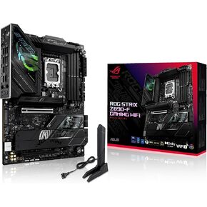 ASUS ROG Strix Z890-F Gaming WiFi Intel® Z890 LGA 1851 ATX Motherboard, Advanced AI PC-Ready, 16+2+1+2 Stages, DDR5, WiFi 7, 5X M.2, Thunderbolt™ 4, USB Type-C®, AI Overclocking, Cooling & Networking
