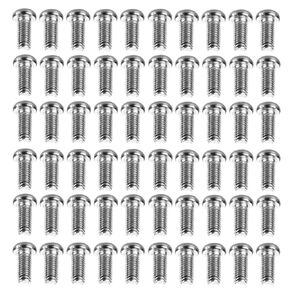 60 PCS Stainless Steel VESA TV LCD Monitor Mounting Phillips Head Screws M4 x 10mm (M4x20 - Silver 60pcs)