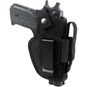 Depring Concealed Carry Holster IWB OWB Holster with Magazine Slot for Right and Left Hand Draw Fits Subcompact to Large Handguns Version 2.0