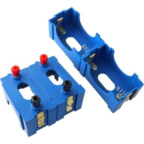 D-Cell Battery Holder 4PCS 72x40x50 mm / 2.83x1.57x1.96 Inches Series or Parallel Physical Science Plastic D Size Battery Case Physics D Battery Holder