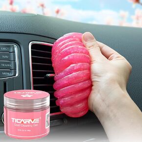 TICARVE Cleaning Gel for Car Detailing Car Cleaning Putty Auto Detailing Gel Detail Tools for Car Interior Cleaner Kit Car Vent Cleaner Automotive Car Cleaner Green