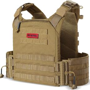 1TG Quick Release MOLLE Vest for Men Breathable and Adjustbale Vest, One Size Fully Adjustable