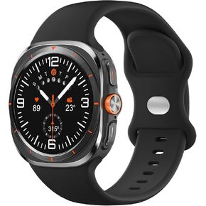 Easuny Sport Band for Samsung Galaxy Watch Ultra Bands, Soft Silicone Waterproof Loop Replacement Strap for Galaxy Ultra Watch Band 47mm for Men