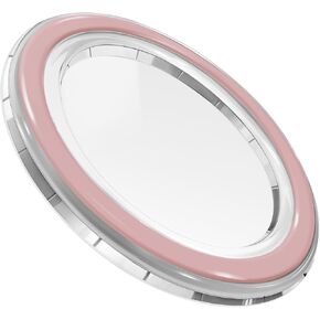 Magnetic Base Compatible with Popsockets Phone Grip,Removable Base for Cell Phone MagSafe and Tablets Smartphone Cases, Upgrade Your Kickstand,Clear Purple