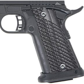 Guuun G10 Grip for 1911 A2 High Capacity RIA HC 1911 Hi-Cap Grips with Dimpled Array for Optimal Hand-feel Unparalleled Control