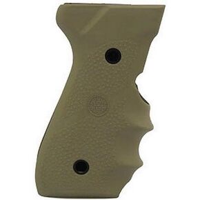 HOGUE 92003 Beretta 92/96 Grip with Finger Grooves, Flat Dark Earth