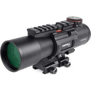 4x40mm Prism Scope GIII LS4X40 Red/Green/Blue Illuminated Reticle 4X Prism Scope