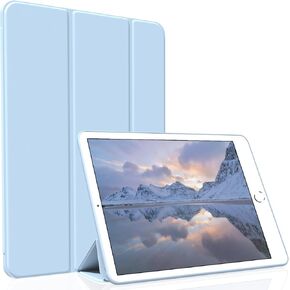 Case for iPad Mini 1/2/3, Lightweight Slim Auto Sleep/Wake Trifold Stand Smart Cover, Soft TPU Case for iPad Mini 1st/2nd/3rd Generation 7.9 Inch, Light Blue