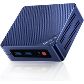 Beelink Mini S12 Pro Mini PC, 12th Intel Alder Lake-N100 (up to 3.4GHz), 16GB DDR4 RAM 500GB M.2 SSD, Mini Computer Support 4K Dual HDMI Display/WiFi 6/BT 5.2/USB 3.2/1000Mbps LAN/WOL Home/Office