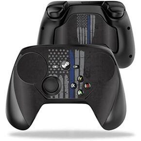 MightySkins Skin Compatible with Valve Steam Controller case wrap Cover Sticker Skins Thin Blue Line