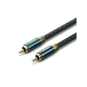 VENTION Digital Audio Coaxial Cable 4N OFC - Dual Shielded RCA to RCA Male to Male Subwoofer Cable for Home Theater HDTV, Blu-ray, DVD, and More. High-Fidelity Sound.