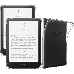 Case for 6.8" Kindle Paperwhite 11th Generation and Kindle Paperwhite Signature Edition 2021, Lightweight Anti-Scratch Shockproof Soft TPU Back Clear Cover