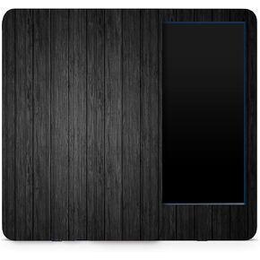 MightySkins Skin Compatible with Amazon Kindle 6-inch 11th Gen (2022) Full Wrap - Black Wood | Protective, Durable, and Unique Vinyl Decal wrap Cover | Easy to Apply | Made in The USA