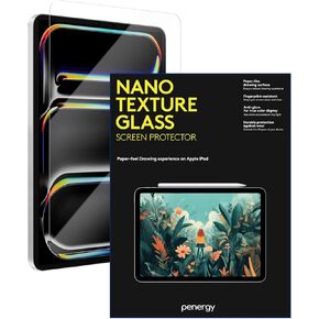 Screen Protector made for Apple iPad 11" Pro (M4) - Nano Texture Glass, Paper like Feel, Anti Glare, HB Pencil Friction for Writing, Sketching & Everyday Use