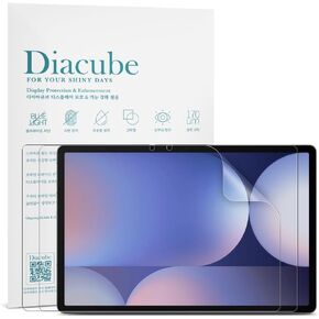 واقي شاشة مضاد للوهج من 2 عبوة مع مرشح ضوء أزرق لسلسلة Tab Samsung Galaxy ، فيلم مضاد للحيوانات الأليفة المضادة للهراء ، مضاد للأصابع ، حساسية اللمس العالية ، التثبيت السهل (Galaxy Tab S10+/S9+/S8+/S7+12.4 بوصة)
