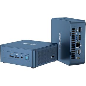 GEEKOM Mini PC Mini IT12, 12th Gen Intel i5-12450H NUC12 Mini Computers(8 Cores,12 Threads) 16GB DDR4/512GB PCIe Gen 4 SSD Windows 11 Pro Desktop PC Support Wi-Fi 6E/Bluetooth 5.2/USB 4.0/2.5G LAN/8K