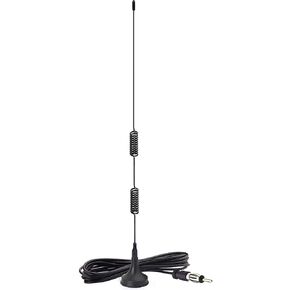 Bingfu Universal Car Radio Antenna Car Magnetic Base Antenna Car Stereo Antenna Aerial for Vehicle Truck SUV Truck RV Marine Boat Car Stereo Audio HD Radio Android Head Unit CD Media Receiver Player