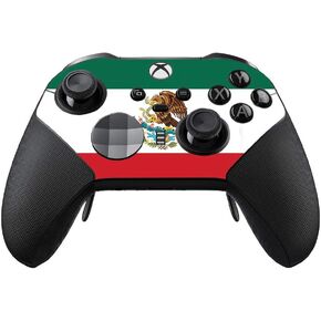 MightySkins Skin Compatible with Xbox Elite Series 2 Controller - Mexican Flag | Protective, Durable, and Unique Vinyl Decal wrap Cover | Easy to Apply, Remove, and Change Styles | Made in The USA
