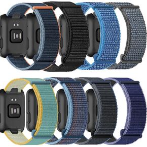 8 Pack Alpine Loop+Sport Loop+Trail Loop+Ocean Band متوافق مع Apple-Watch-Ultra-Band 49mm 46mm 45mm 44mm للنساء ، التنفس من أجل Ultra 2/Ultra Iwatch Serie 10 9 8 7 6 SE 5 4 4 4 4
