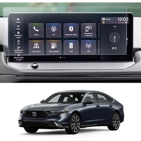 Screen Protector for Honda Accord Hybrid Accessories 2023 2024 2025 12.3-Inch Touchscreen with 9H Tempered Glass(Anti-Scratch), Anti-Fingerprint,Full Cover