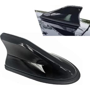 هوائي زعانف القرش ، هوائي سقف مستقبل الإشارة الراديوي المضاد للتداخل ، وهو هوائي تقليل الهوائيات ذاتية اللصق ، Universal لمعظم السيارات (أسود) in Kuwait