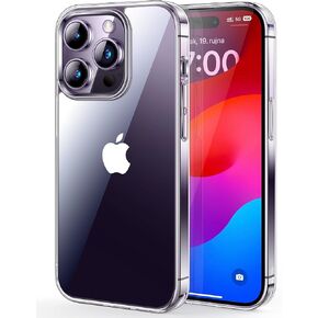 LK for iPhone 14 Pro Case [Anti-Yellowing] [Military-Grade Protection] Crystal Clear Case for iPhone 14 Pro, Slim Fit Cover Shockproof Phone Case, Clear