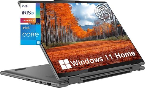 Lenovo Yoga 7i 14 "2-in-1 كمبيوتر محمول ، 2.2K (2240x1400) جهاز كمبيوتر محمول على شاشة اللمس IPS ، معالج Intel I5-1235U 10-Core ، 8GB LPDDR5 RAM ، 512GB PCI in Kuwait