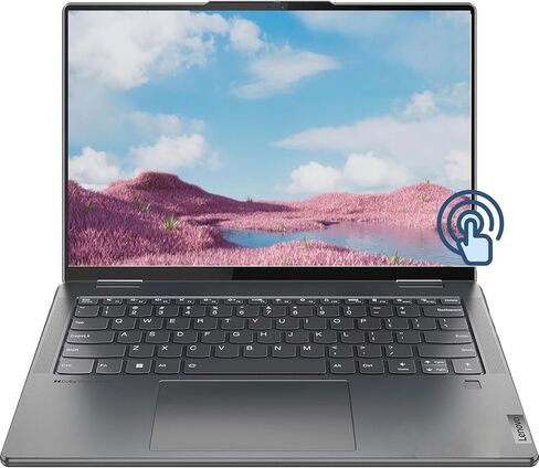 Lenovo Yoga 7i 14 "2-in-1 كمبيوتر محمول ، 2.2K (2240x1400) جهاز كمبيوتر محمول على شاشة اللمس IPS ، معالج Intel I5-1235U 10-Core ، 8GB LPDDR5 RAM ، 512GB PCI in Kuwait