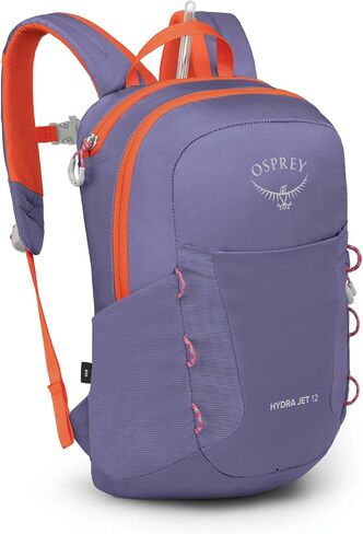 Osprey HydraJet 12L Kids' Hiking Backpack with Hydraulics Reservoir, Blue Spikemoss in Kuwait