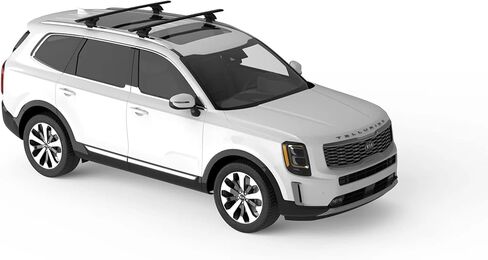 مجموعة Sightline Yakima من 4 أبراج برج سقف رف للسيارات مع أشكال القضبان الجانبية مثبتة على التدفق مع jetstream ، شريط HD ، CoreBar ، وأشرطة العواصف المتجولة in Kuwait