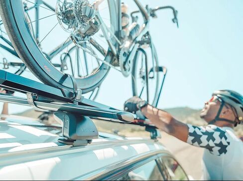 مجموعة Sightline Yakima من 4 أبراج برج سقف رف للسيارات مع أشكال القضبان الجانبية مثبتة على التدفق مع jetstream ، شريط HD ، CoreBar ، وأشرطة العواصف المتجولة in Kuwait