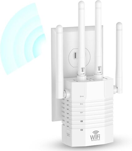 WiFi Extender, WiFi Booster 1200Mbps Dual Band (5GHz/2.4GHz), WiFi Extenders Signal Booster for Home, WiFi Repeater with Ethernet Port Covers up to 12880sq. ft and 105 Devices in Saudi Arabia