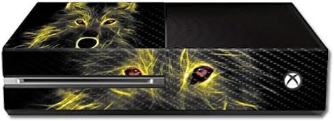 MightySkins Carbon Fiber Skin for Microsoft Xbox One - Cat Eyes | Protective, Durable Textured Carbon Fiber Finish | Easy to Apply, Remove, and Change Styles | Made in The USA in Saudi Arabia