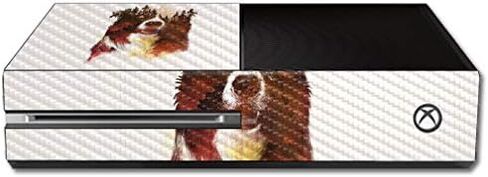 MightySkins Carbon Fiber Skin for Microsoft Xbox One - Cat Eyes | Protective, Durable Textured Carbon Fiber Finish | Easy to Apply, Remove, and Change Styles | Made in The USA in Saudi Arabia