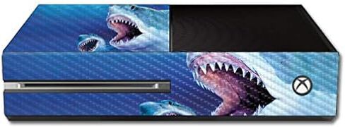 MightySkins Carbon Fiber Skin for Microsoft Xbox One - Cat Eyes | Protective, Durable Textured Carbon Fiber Finish | Easy to Apply, Remove, and Change Styles | Made in The USA in Saudi Arabia