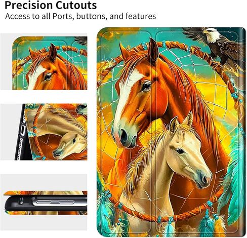 for Kindle Paperwhite 12th Generation 2024 7" Case/Kindle Colorsoft Signature Edition 7" Case, Multi-Angle Viewing Shockproof Smart Protective Case with Auto Wake/Sleep, Butterfly Blue Sky in Kuwait