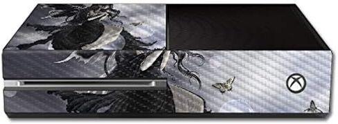 Mayyskins Carbon Carbon Skin for Microsoft Xbox One - Dance Enchanted | واقي ، دائم من ألياف الكربون المحكم | من السهل تطبيق الأنماط وإزالتها وتغييرها | صنع في الولايات المتحدة in Kuwait