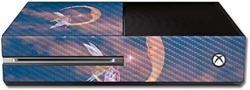 Mayyskins Carbon Carbon Skin for Microsoft Xbox One - Dance Enchanted | واقي ، دائم من ألياف الكربون المحكم | من السهل تطبيق الأنماط وإزالتها وتغييرها | صنع في الولايات المتحدة in Kuwait