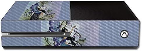Mayyskins Carbon Carbon Skin for Microsoft Xbox One - Dance Enchanted | واقي ، دائم من ألياف الكربون المحكم | من السهل تطبيق الأنماط وإزالتها وتغييرها | صنع في الولايات المتحدة in Kuwait