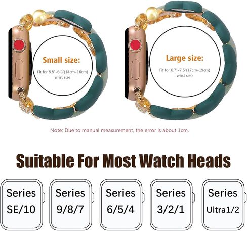 VIQIV Compatible with Apple Watch Bands Series 10 46/42mm, Ultra 2 49mm, 9/8/7 45/41mm, SE/SE2/6/5/4 40/44mm, 3/2/1 38/42mm, Dressy Fancy Heart-Shaped Metal Strap Wristband for Women iWatch Bands in Saudi Arabia