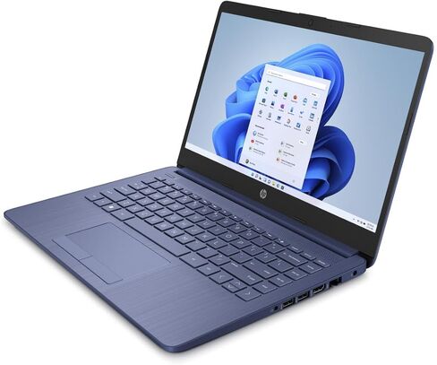 HP Stream 14 "HD Labtop ، Intel Celeron N4120 ، 4GB RAM ، 64GB EMMC ، Windows 11 Home in S مع Office 365 Personal لمدة سنة واحدة (14-CF2111WM ، الأزرق) (متجدد) (متجدد) in Saudi Arabia